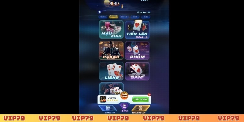 Kho game khủng với nhiều lựa chọn